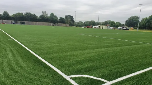 The artificial pitch at Studley Sports Centre